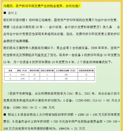 固定资产折旧计算，方法、技巧与税务优化策略