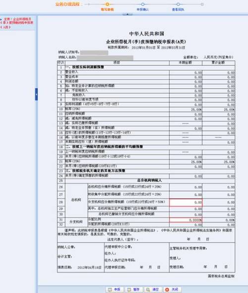 企业所得税A类报表详解，助您轻松应对税务申报