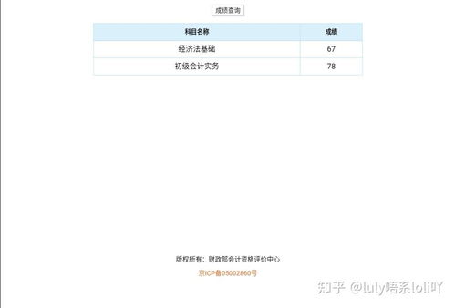 会计资格评价网查询成绩全攻略