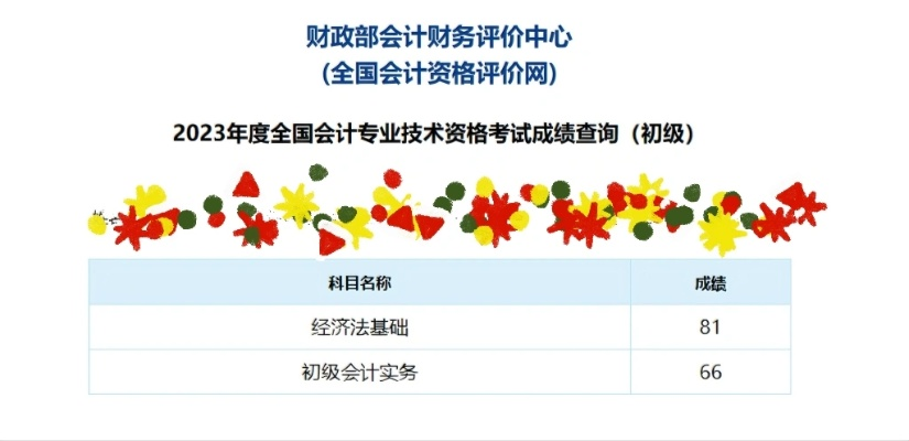 会计从业资格证成绩查询全解析